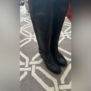 Marc Fisher Black Leather Boots size 10